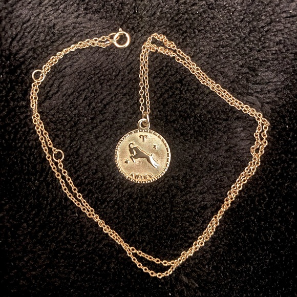 Aries Gold Necklace - Picture 1 of 3